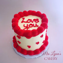 Load image into Gallery viewer, Valentine's Message Cake