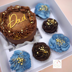 Father's Day Mini Cake & Cupcakes
