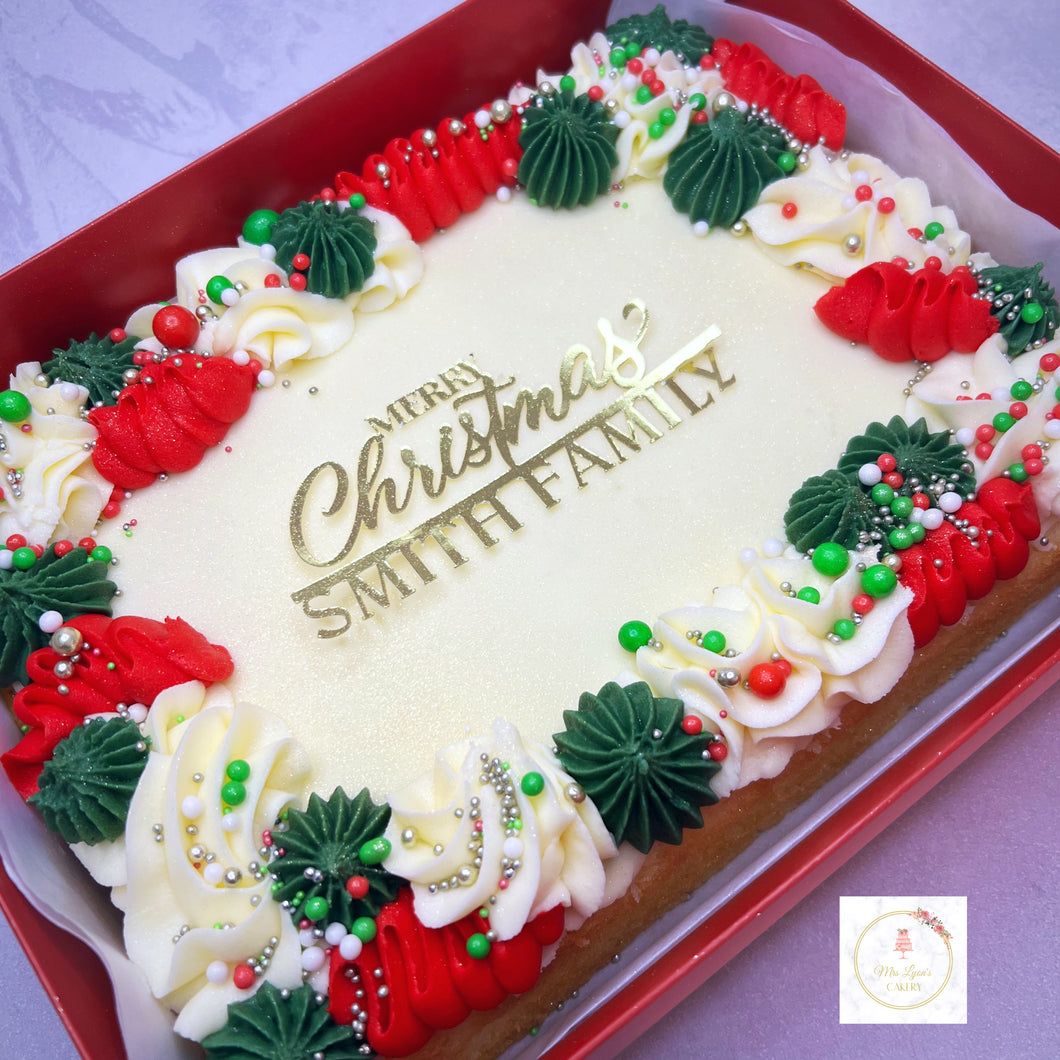 Christmas Sheet Cake