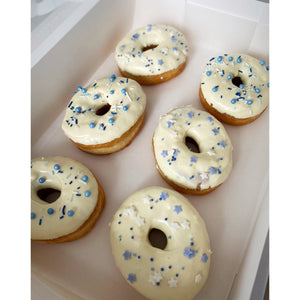 6 Decorated Ring Doughnuts