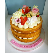 Load image into Gallery viewer, Undressed Flower Cake
