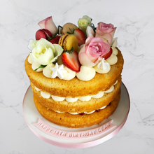 Load image into Gallery viewer, Undressed Flower Cake
